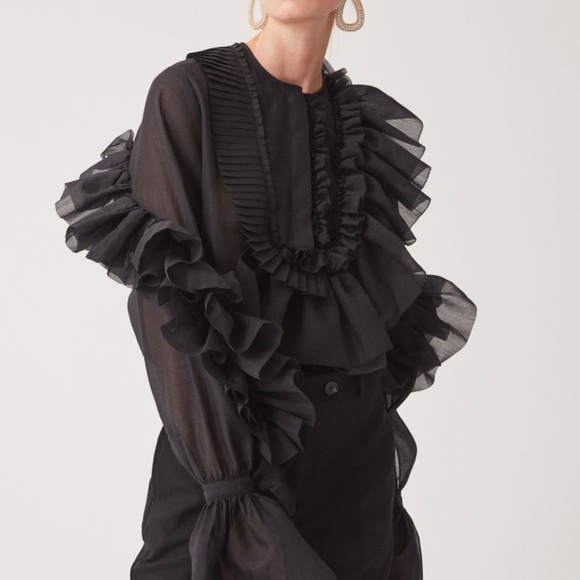 Voluminous Ruffle Blouse - Picture 3 of 3